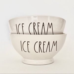 Rae Dunn Bowls - ICE CREAM - Set of 2

NEW